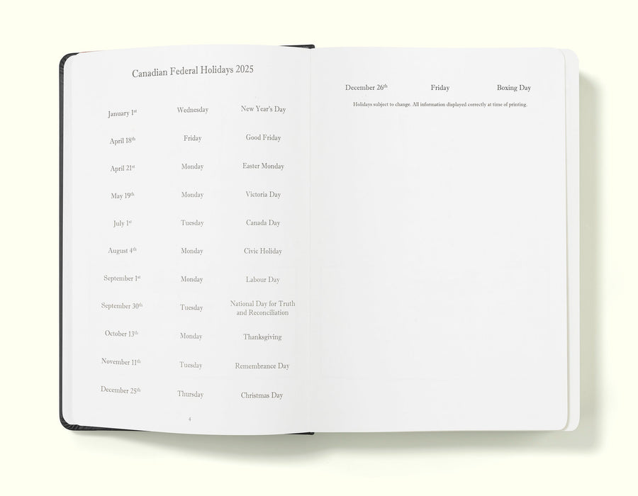 Executive Daily Planner Diary