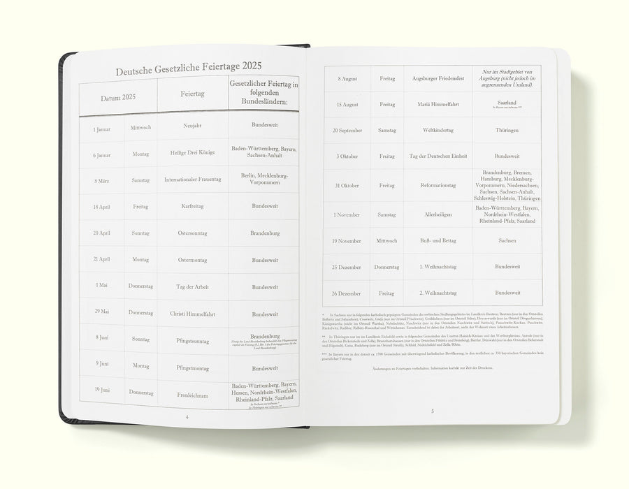 Executive Daily Planner Diary