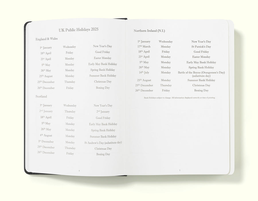 Executive Daily Planner Diary