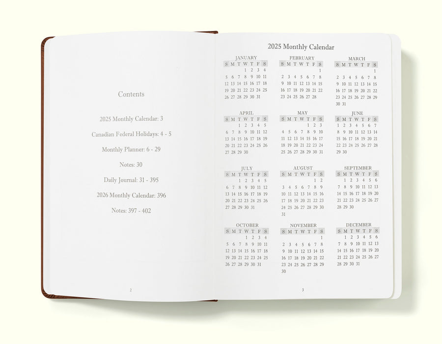 Executive Daily Planner Diary