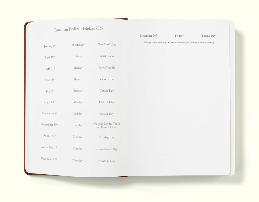 Executive Daily Planner Diary