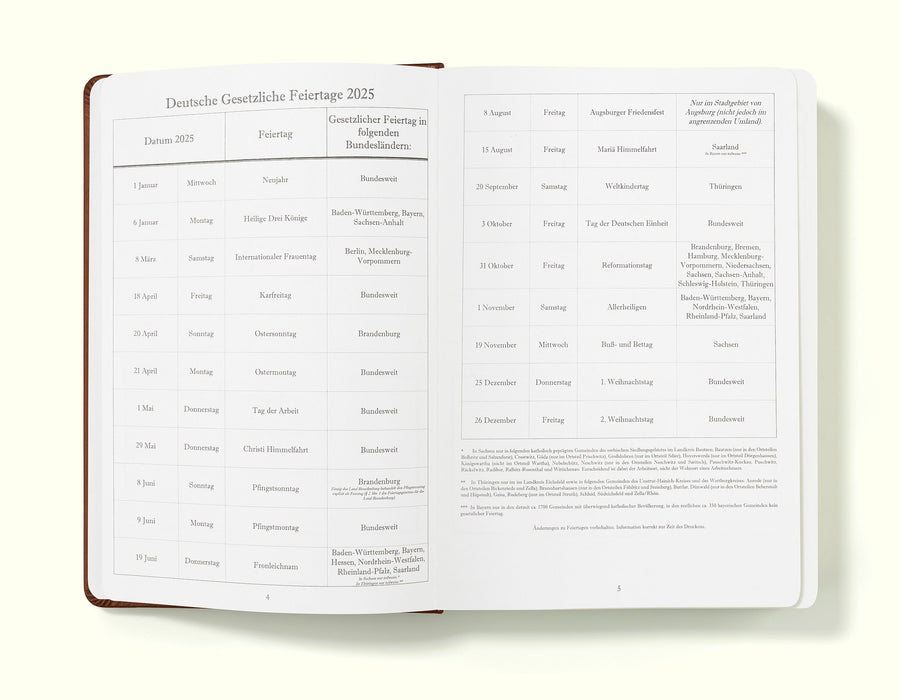 Executive Daily Planner Diary
