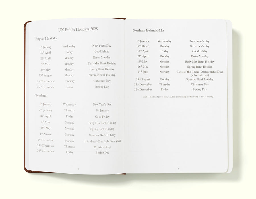 Executive Daily Planner Diary