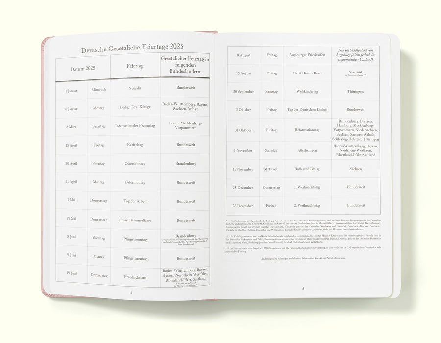 Executive Daily Planner Diary