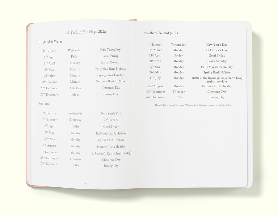 Executive Daily Planner Diary
