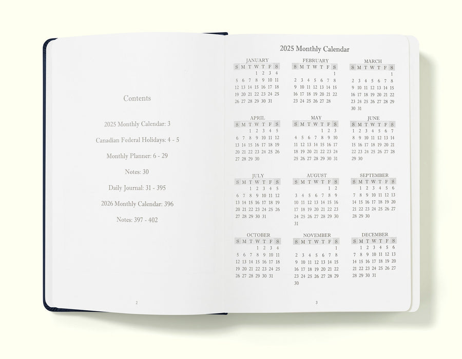 Executive Daily Planner Diary