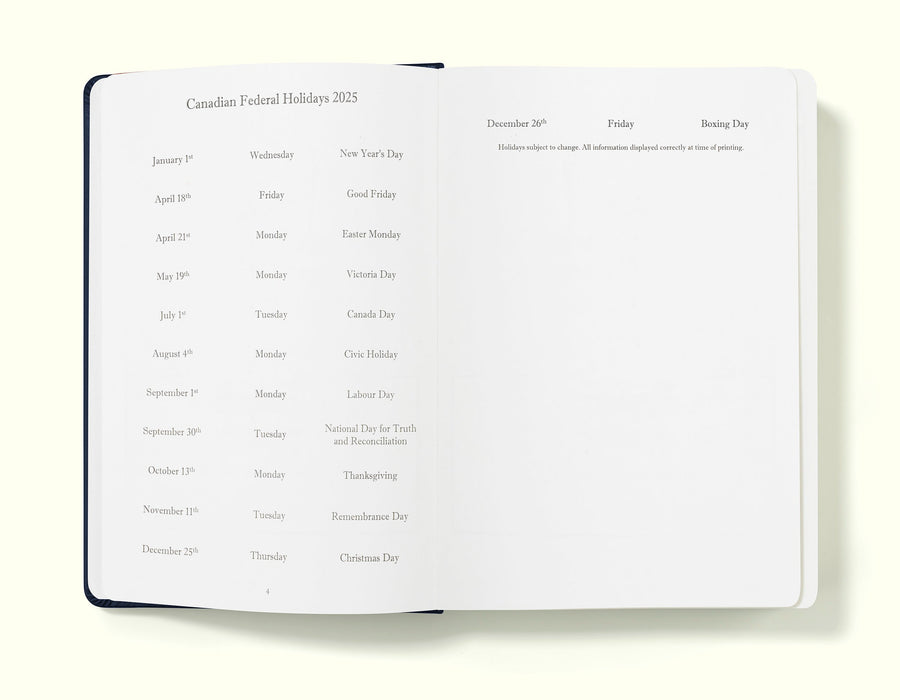 Executive Daily Planner Diary