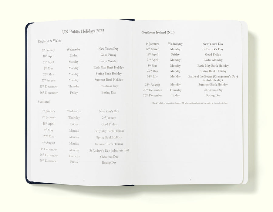 Executive Daily Planner Diary