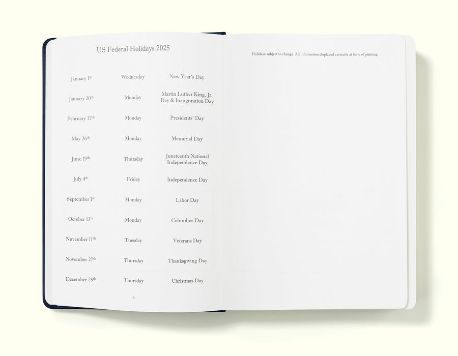 Executive Daily Planner Diary