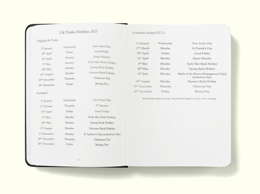 Executive Daily Planner Diary