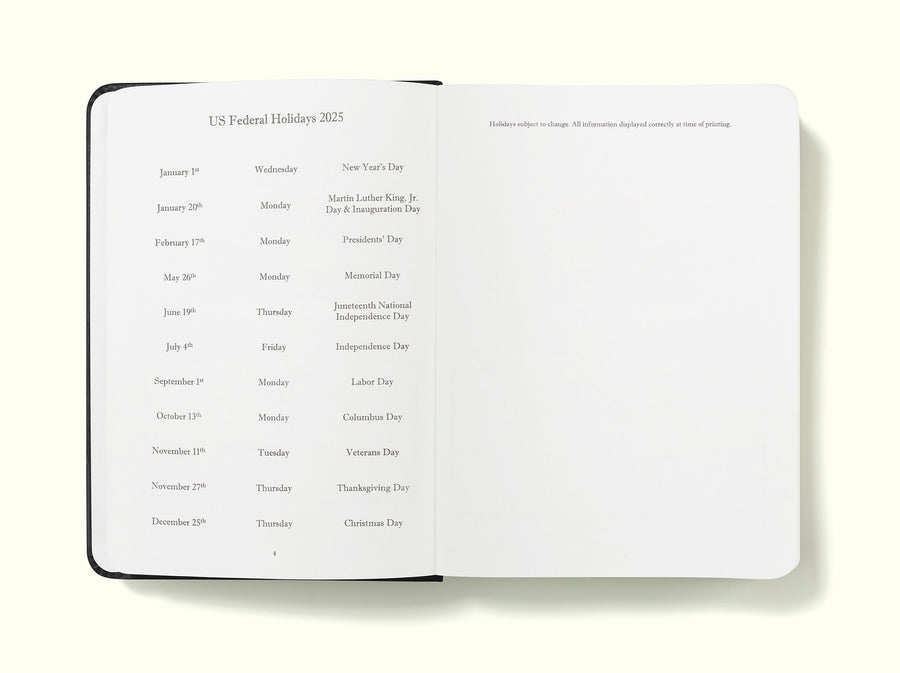 Executive Daily Planner Diary