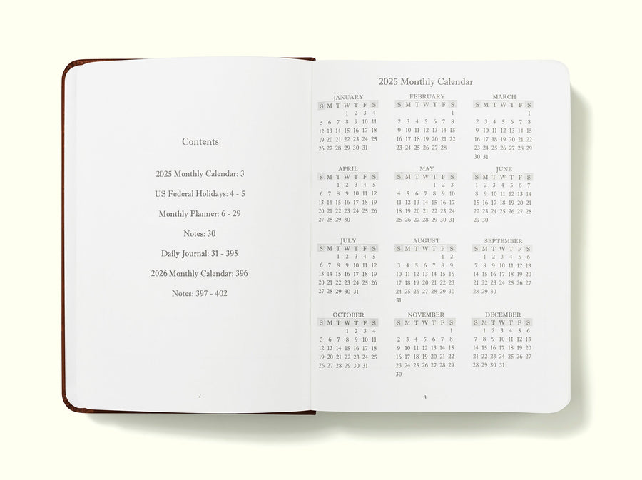 Executive Daily Planner Diary