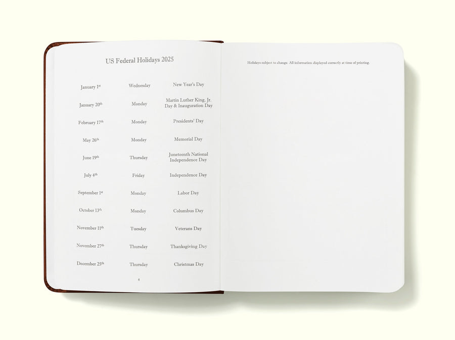 Executive Daily Planner Diary