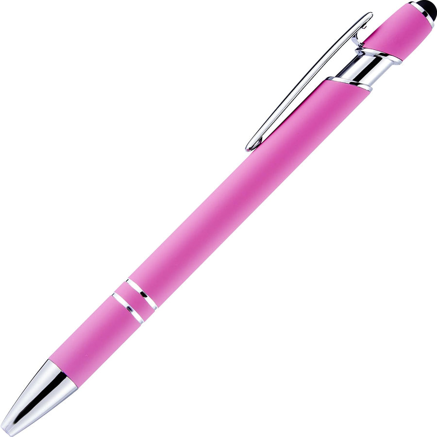 12 Pack Black Gold Ballpoint Pen with Stylus Tip, 1.0 mm Black Ink Smooth Writing Pens, Metal Stylus Pens for Touch Screens