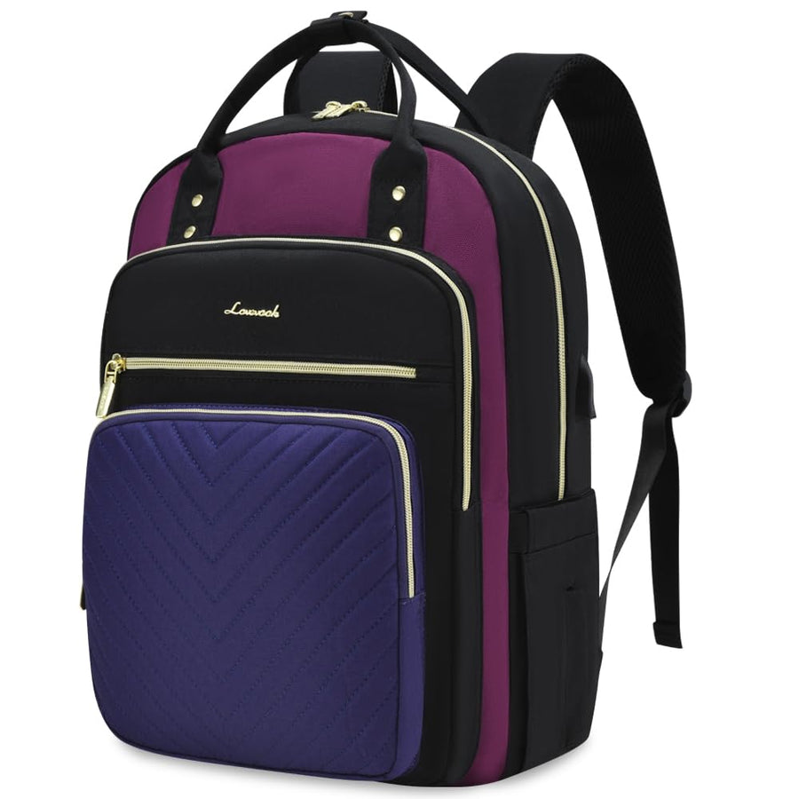 15.6 Inch Laptop Backpack for Women,Fashion Work Travel Backpack,Waterproof Day Pack Purse for Teacher Nurse Dark Green