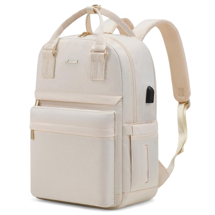 Laptop Backpack for Women Men 15.6 Inch Laptop Bag with USB Port Fashion Waterproof Backpacks Teacher Nurse Stylish Travel Bags Vintage Daypacks Bookbag for College School Work
