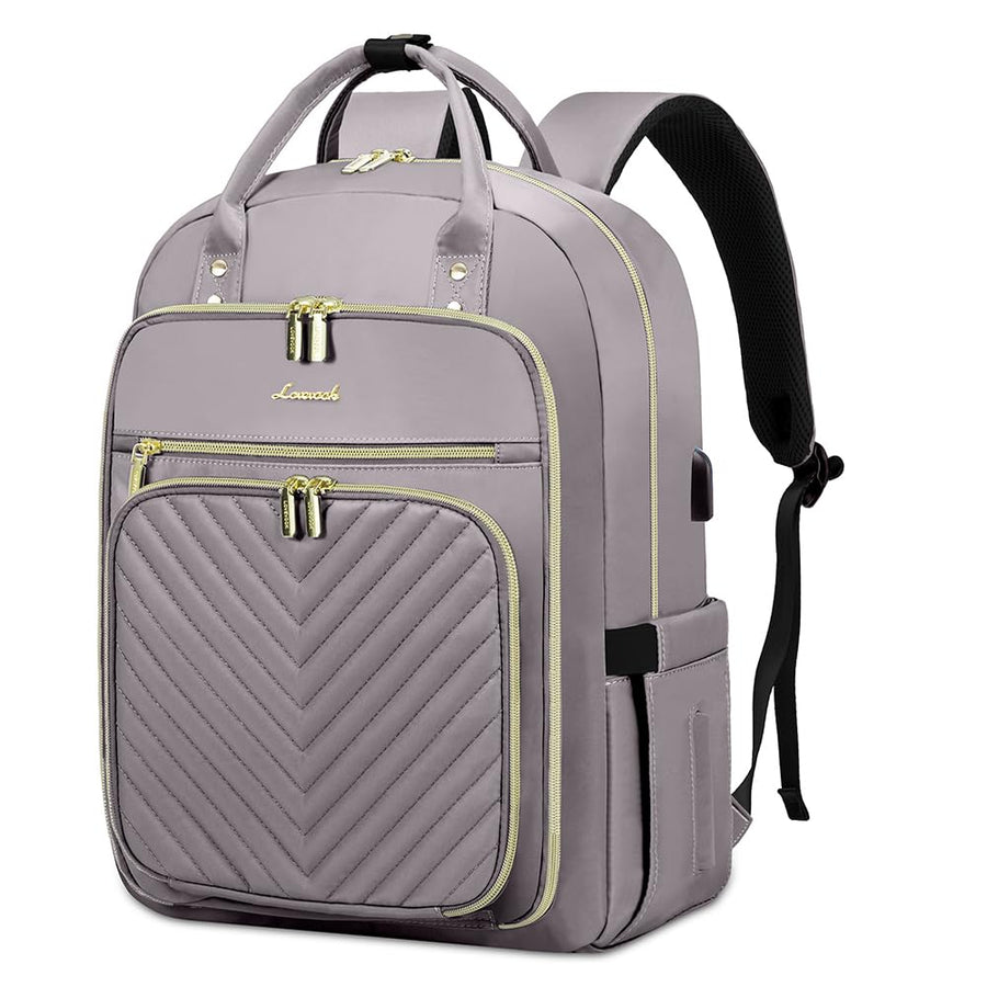 15.6 Inch Laptop Backpack for Women,Fashion Work Travel Backpack,Waterproof Day Pack Purse for Teacher Nurse Dark Green