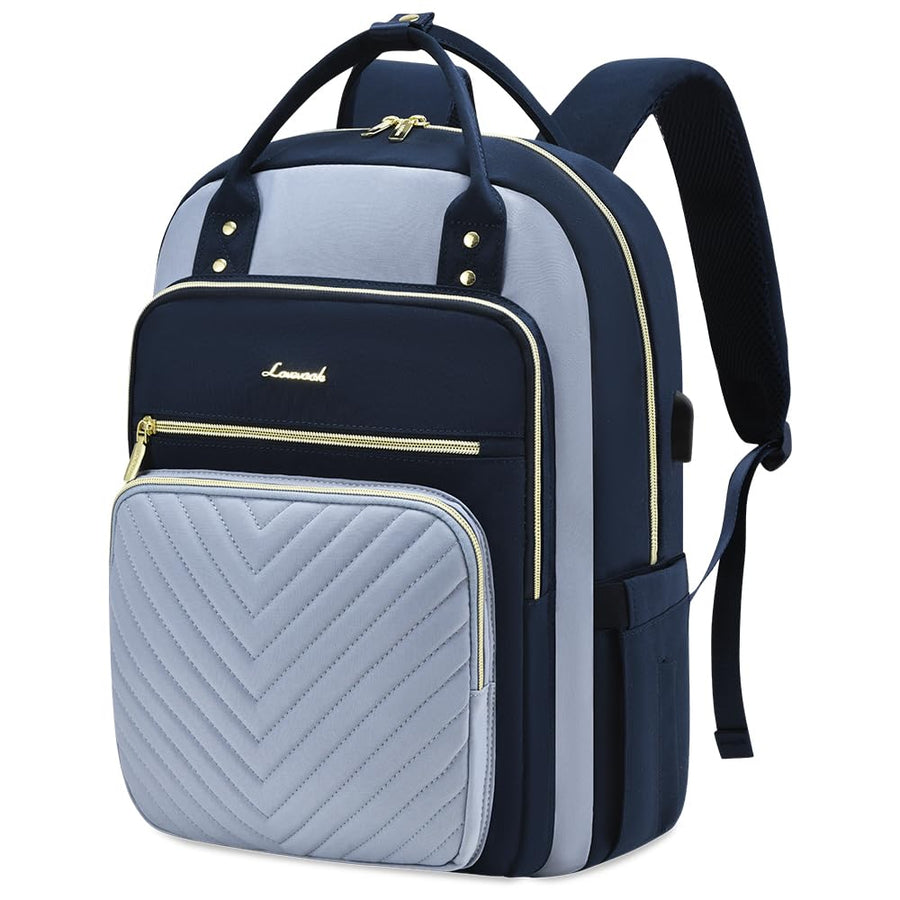 15.6 Inch Laptop Backpack for Women,Fashion Work Travel Backpack,Waterproof Day Pack Purse for Teacher Nurse Dark Green