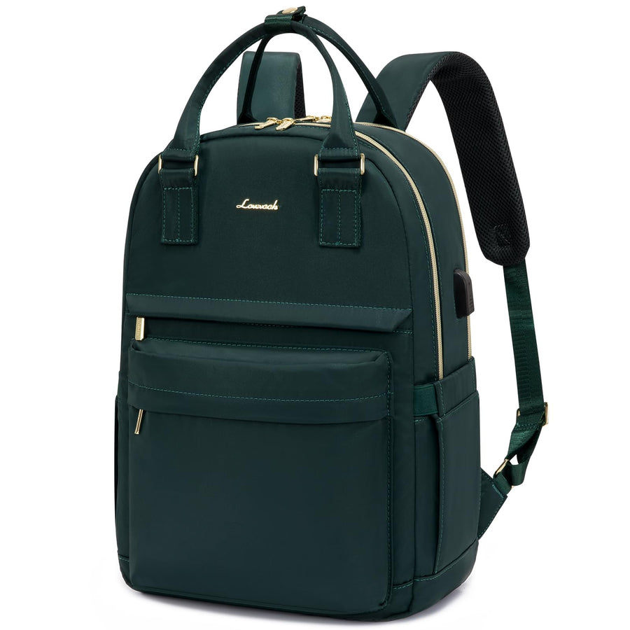 Laptop Backpack for Women Men 15.6 Inch Laptop Bag with USB Port Fashion Waterproof Backpacks Teacher Nurse Stylish Travel Bags Vintage Daypacks Bookbag for College School Work