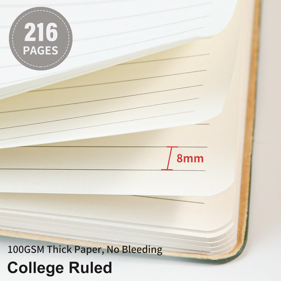 Lined Journal Notebook for Work College Ruled Note Book 5.79
