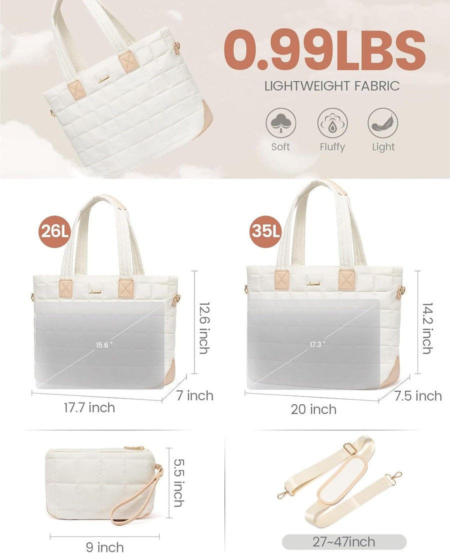 LOVEVOOK Puffer Tote Bag