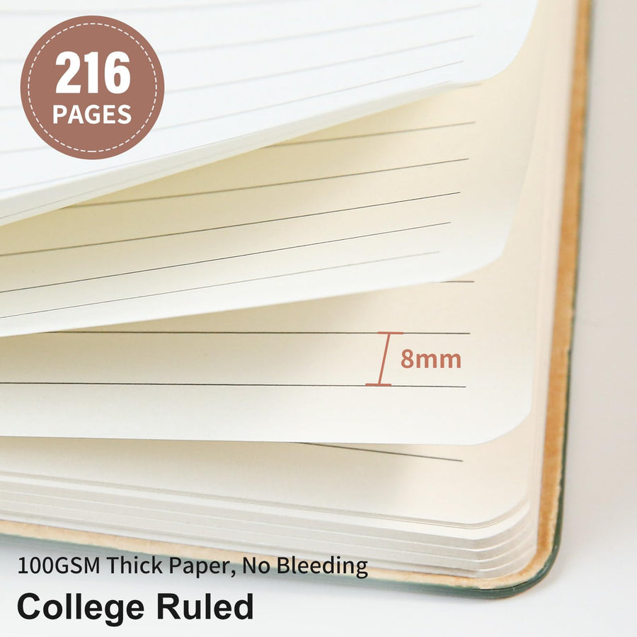 Lined Journal Notebook for Work College Ruled Note Book 5.79