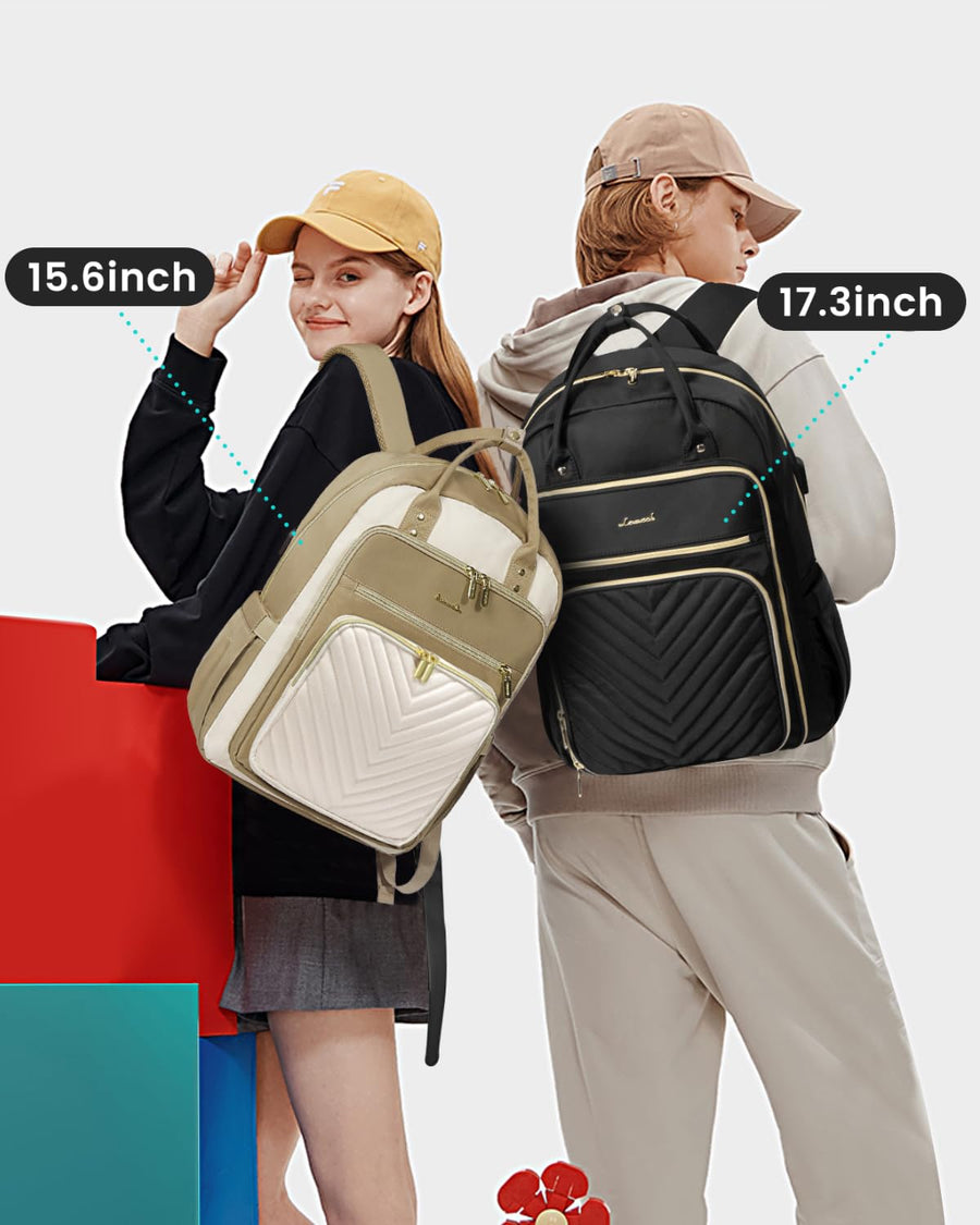 15.6 Inch Laptop Backpack for Women,Fashion Work Travel Backpack,Waterproof Day Pack Purse for Teacher Nurse Dark Green
