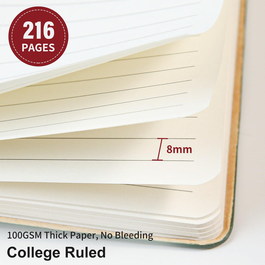 Lined Journal Notebook for Work College Ruled Note Book 5.79