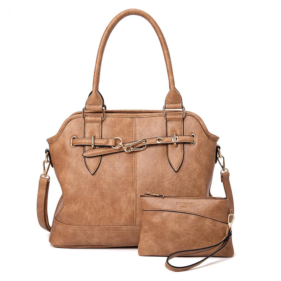 Women Tote Bag Handbags PU Leather Fashion Hobo Shoulder Bags with Adjustable Shoulder Strap