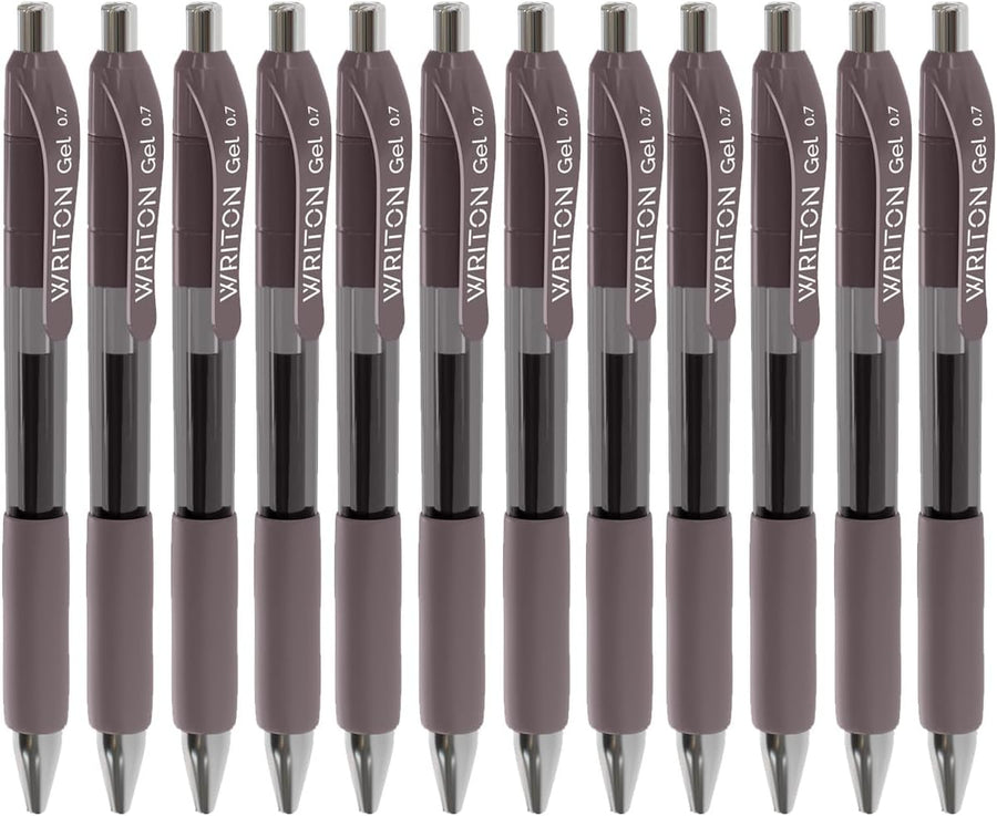 Gel Pens Fine Point 0.7mm Brown Ink