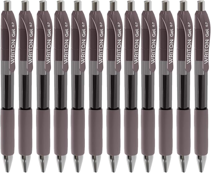 Gel Pens Fine Point 0.7mm Brown Ink
