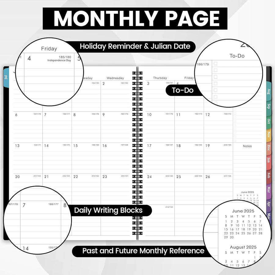 2025-2026 Academic Planner – 2025-2026 Planner Weekly and Monthly, 9