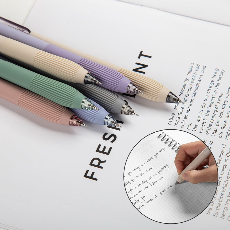 Gel Pens Black Ink Pens for Office 0.5mm Fine Point Pens Smooth Writing Retractable Work Pen (12-count)