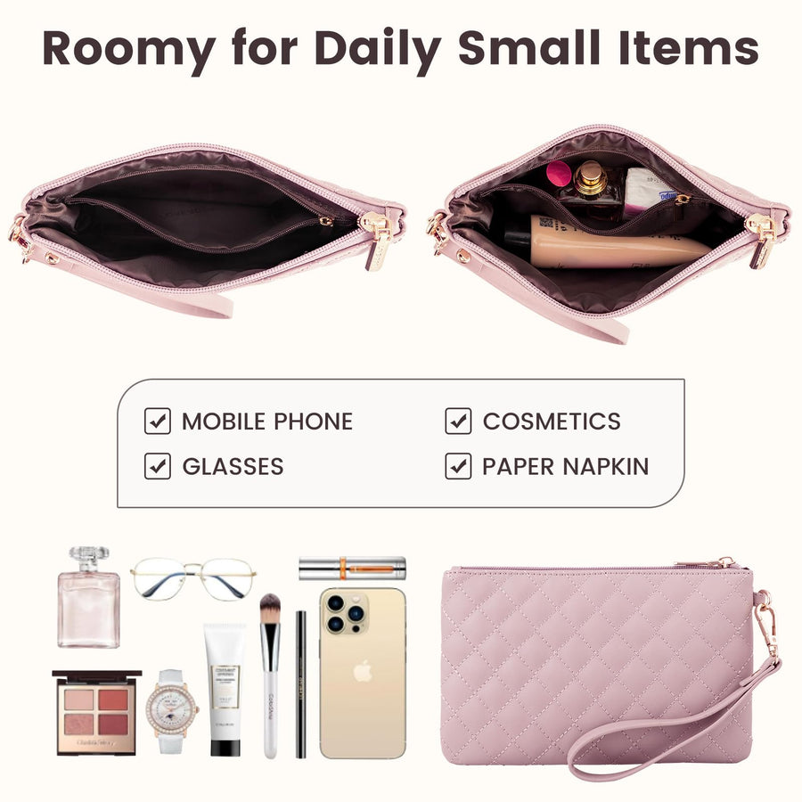 Laptop Bag for Women 15.6 inch Canvas Laptop Tote Bag, Large Capacity Work Bag with Clutch Purse, Computer Bag Office Business Briefcase, Casual Handbag for Travel College Teacher School