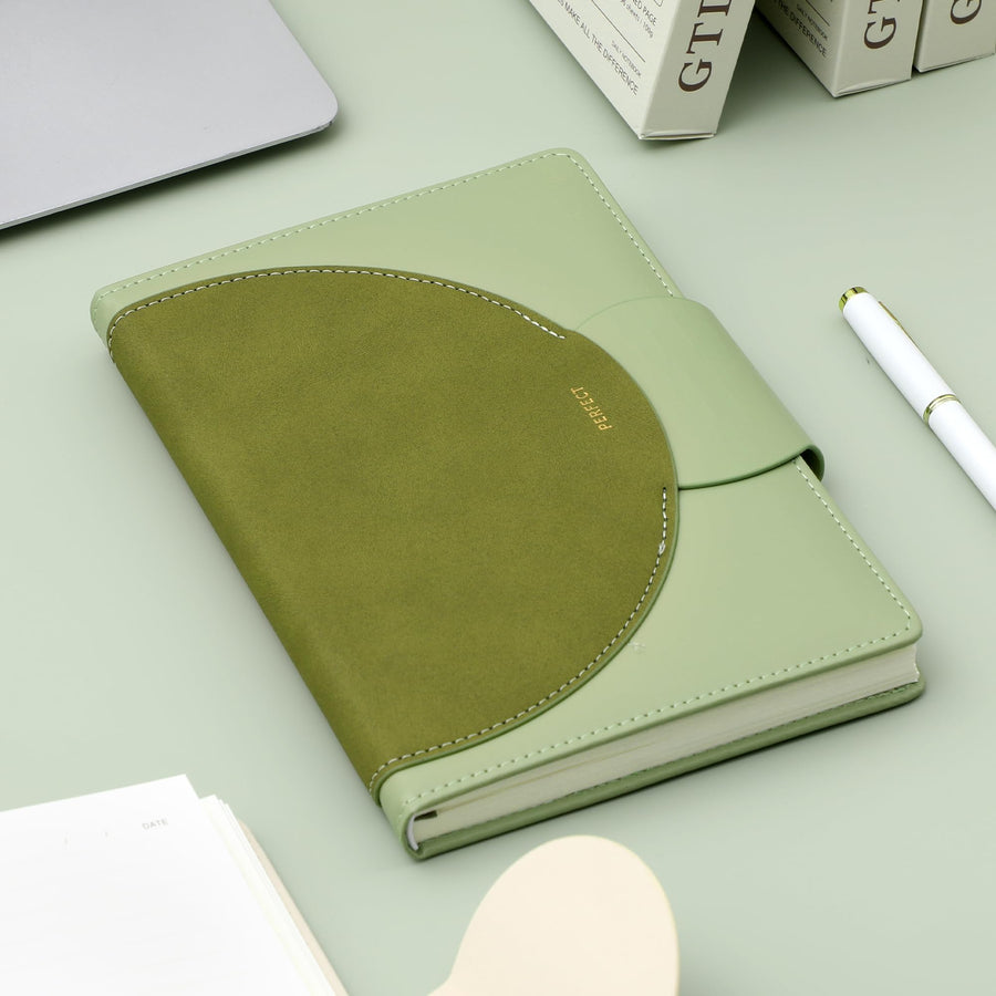 CAGIE Lined Journal for Women, 100GSM Leather Journals for Writing with Buckle Closure,A5 Hardcover Diary Journaling Notebooks for Business Work School Note Taking 5.9