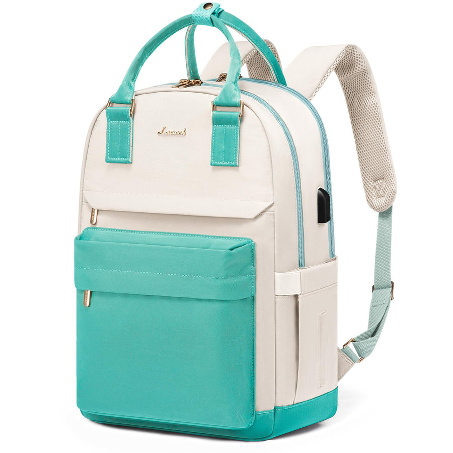 Laptop Backpack for Women Men 15.6 Inch Laptop Bag with USB Port Fashion Waterproof Backpacks Teacher Nurse Stylish Travel Bags Vintage Daypacks Bookbag for College School Work