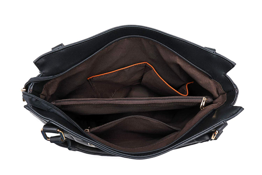 Women Tote Bag Handbags PU Leather Fashion Hobo Shoulder Bags with Adjustable Shoulder Strap