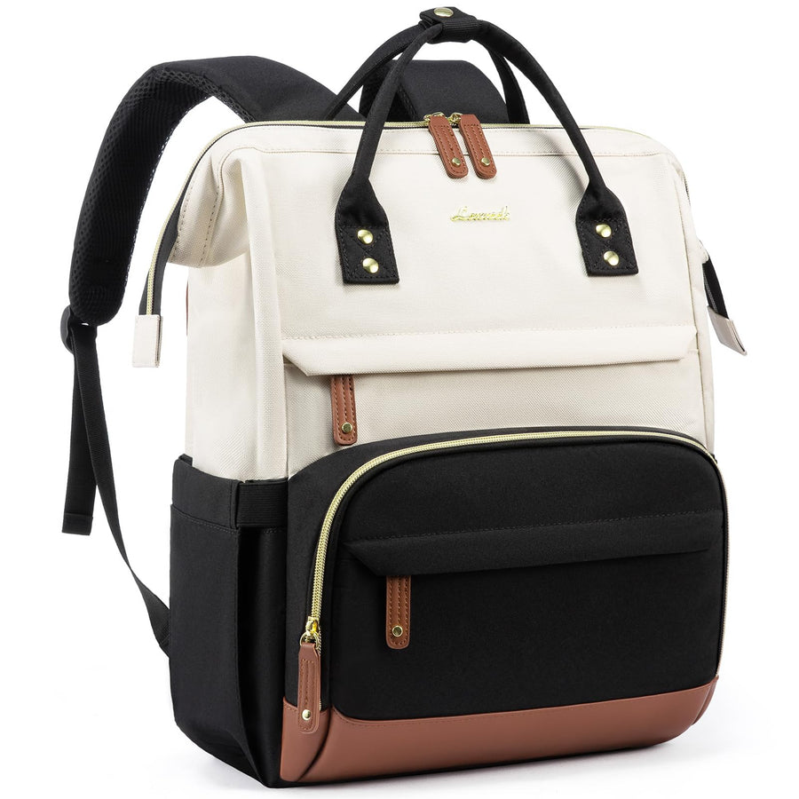Laptop Backpack for Women, 15.6 Inch Work Business Backpacks Purse with USB Port, Large Capacity Nurse Bag College Bookbag for School, Waterproof Casual Daypack for Travel