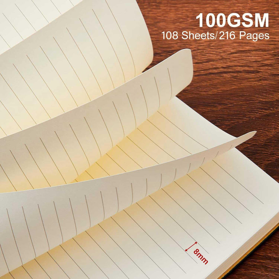 Lined Journal Notebook for Work College Ruled Note Book 5.79