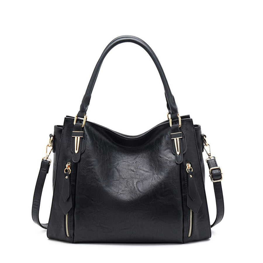 Women Tote Bag Handbags PU Leather Fashion Hobo Shoulder Bags with Adjustable Shoulder Strap