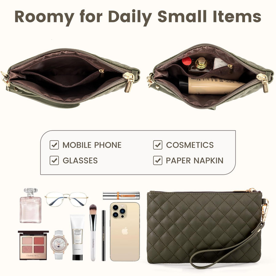 Laptop Bag for Women 15.6 inch Canvas Laptop Tote Bag, Large Capacity Work Bag with Clutch Purse, Computer Bag Office Business Briefcase, Casual Handbag for Travel College Teacher School
