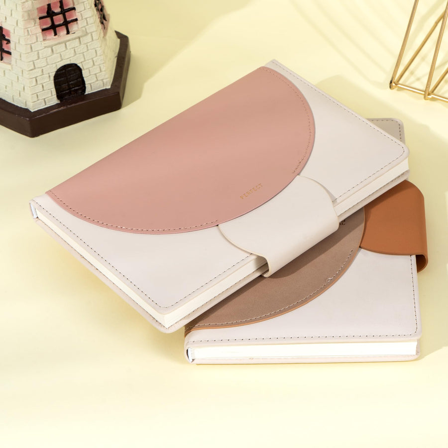 CAGIE Lined Journal for Women, 100GSM Leather Journals for Writing with Buckle Closure,A5 Hardcover Diary Journaling Notebooks for Business Work School Note Taking 5.9
