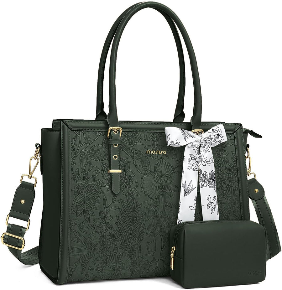 MOSISO Emerald Green Laptop Bag