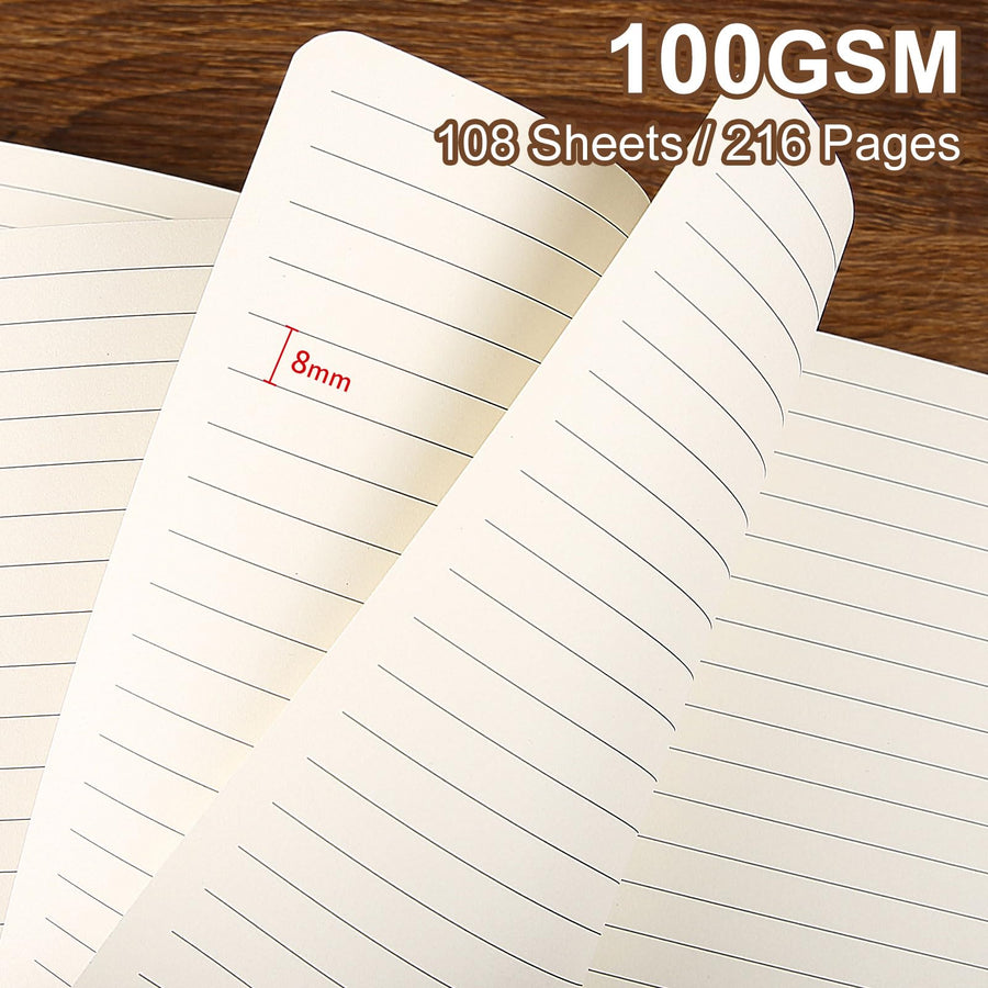 Lined Journal Notebook for Work College Ruled Note Book 5.79