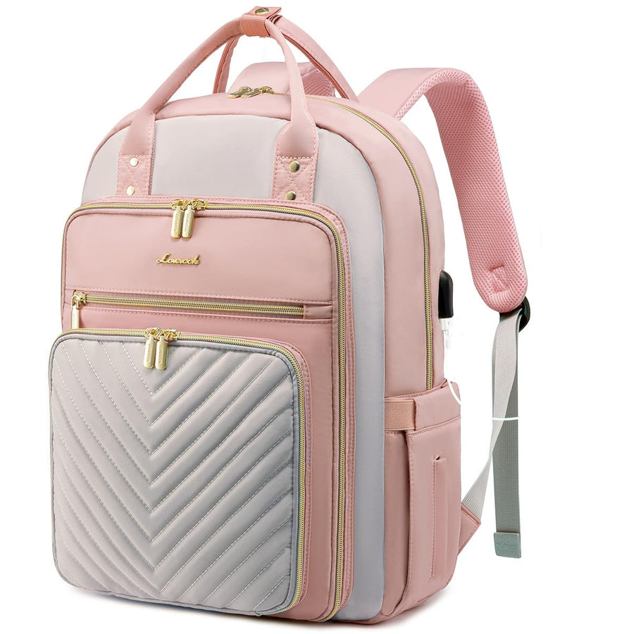 15.6 Inch Laptop Backpack for Women,Fashion Work Travel Backpack,Waterproof Day Pack Purse for Teacher Nurse Dark Green