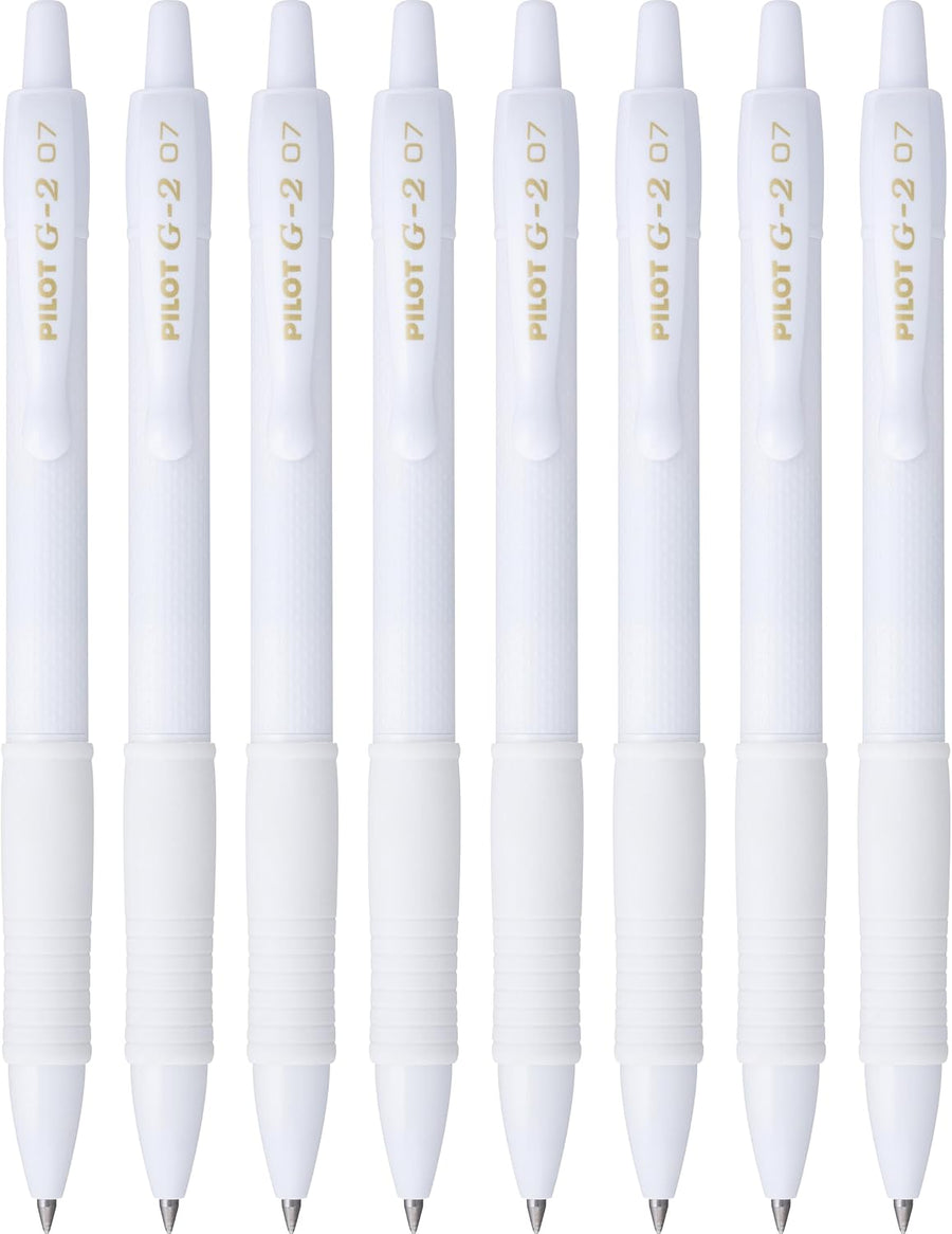 PILOT G2 Edge White Premium Gel Pens