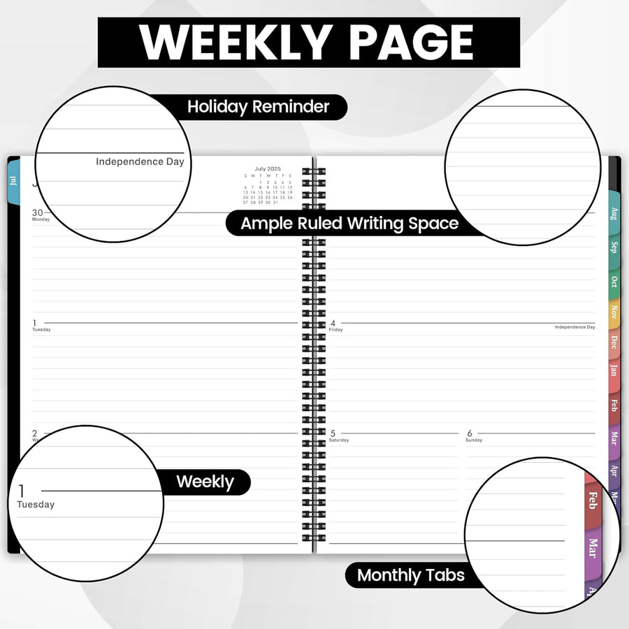 2025-2026 Academic Planner – 2025-2026 Planner Weekly and Monthly, 9