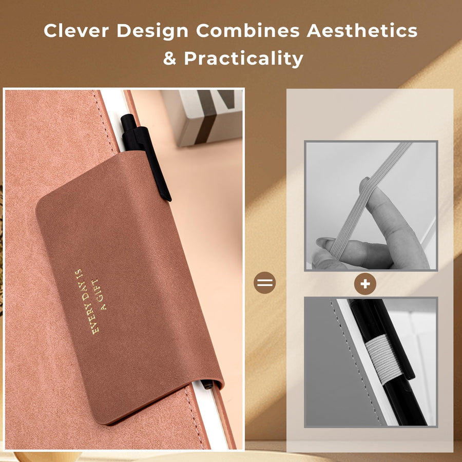 Lined Leather Journal for Men 320 Pages B5 Large Journaling Notebooks with 100 GSM Thick Paper Journals for Writing Notebook for Men & Women with Buckle Closure Work Travel Note Taking Diary, 7.28