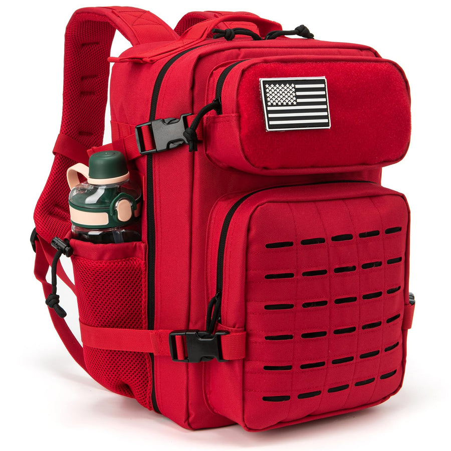 QT&QY 25L/35L/45L Military Tactical Backpack For Men Molle Daypack 3 Day Bug Out Bag Hiking Rucksack With Bottle Holder