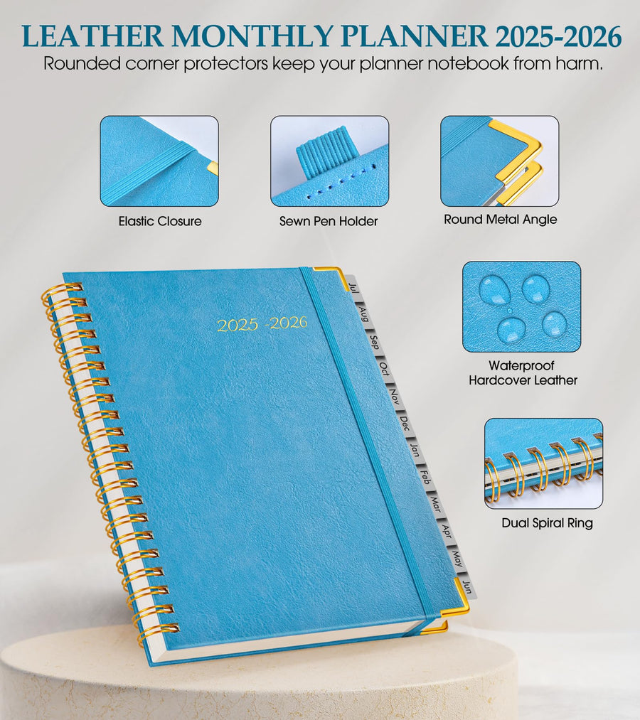 Academic Planner 2025-2026, Weekly and Monthly Calendar Planner from July 2025 - June 2026, 8.5